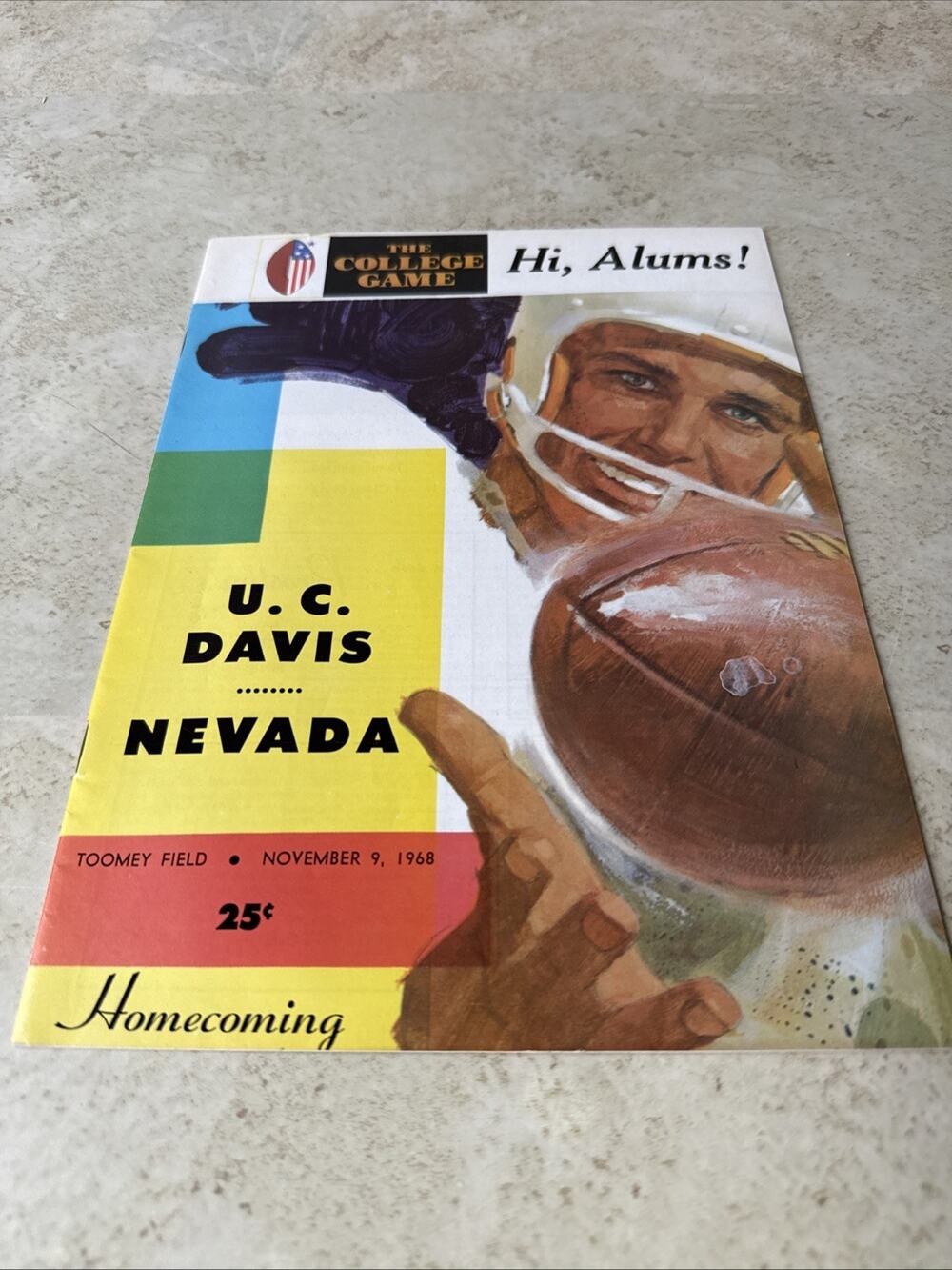 University Of Nevada Wolf Pack Vs U. C. Davis Homecoming Toomey Field 1968